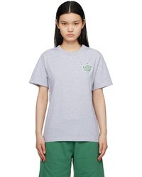Maison Kitsuné - Gray Hotel Olympia Edition Crest T-shirt - Lyst