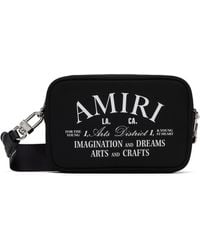 Amiri Canvas Camera Bag With Adjustable Strap in Red for Men