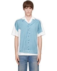 JW Anderson - Trompe L'Oeil Print Short Sleeve Shirt - Lyst