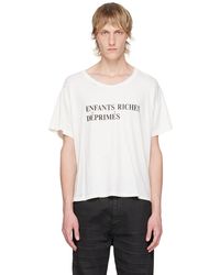Enfants Riches Deprimes - T-shirt blanc cassé - Lyst