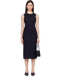 Jil Sander - Jersey Slip Midi Dress - Lyst