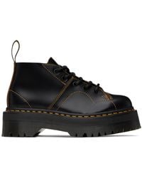 Dr. Martens - Church Quad Leather Platform Boots - Lyst