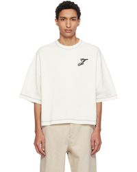 Jacquemus - Off- 'The Letro' T-Shirt - Lyst