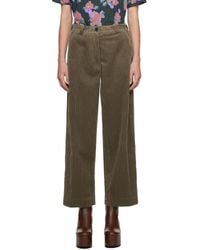 Dries Van Noten - Taupe Four-pocket Trousers - Lyst