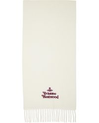 Vivienne Westwood - Off- Embroidered Scarf - Lyst