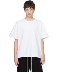 Les Tien - Lightweight Binded Neck Oversized T-Shirt - Lyst