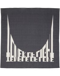 Rick Owens - Tower 'Tower Of Love' Bandana Scarf - Lyst