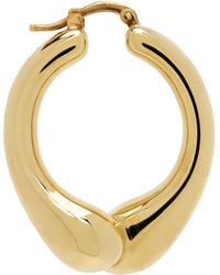 Jil Sander - Gold Twisted Single Earring - Lyst