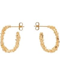 Veneda Carter - Petites boucles d'oreilles à anneau ouvert vc003 dorées exclusives à ssense - Lyst
