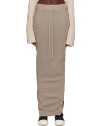 Rick Owens - Tower Pull On Pillar Maxi Skirt - Lyst