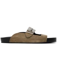 Lanvin - Taupe Tinkle Sandals - Lyst