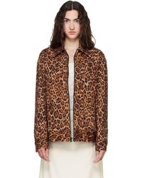 Anna Sui - Tan Leopard Jacket - Lyst
