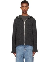 Our Legacy S Full Zip Hoodie Boston Check in Brown for Men Our Legacy S Full Zip Hoodie Boston Check in Brown for Men
