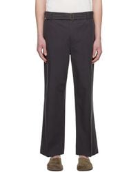 The Row - Gray Earl Trousers - Lyst