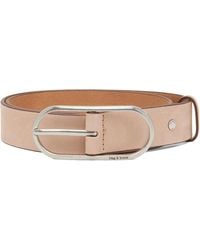 Rag & Bone - Ragbone Rounded Rebound Suede Belt - Lyst