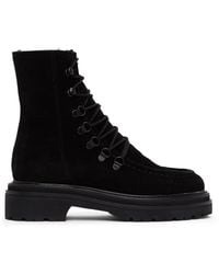 LEGRES - Suede College Boots - Lyst