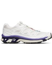 Salomon - Baskets Xt-6 Blanc Et Gris - Lyst