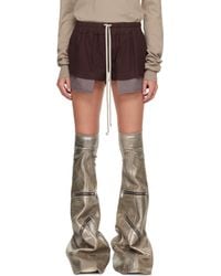 Rick Owens - Burgundy Concordians Fog Boxers Shorts - Lyst