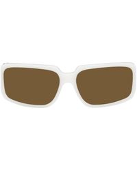 Dries Van Noten - Linda Farrow Rectangular Sunglasses - Lyst