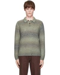 Palmes - Alpaca Ls Knit Polo Sweater - Lyst