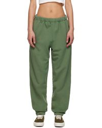 ERL - Pantalon de détente vert à taille et revers élastiques - Lyst
