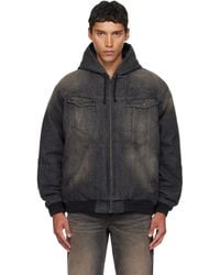 Egonlab - Hooded Denim Jacket - Lyst