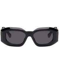 Versace - Black Maxi Medusa biggie Sunglasses - Lyst