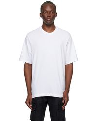 DSquared² - Dsqua2 t-shirt blanc à col ras du cou - Lyst