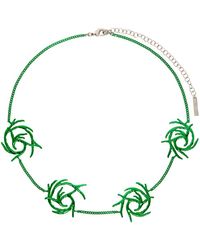 Hugo Kreit - Ssense Exclusive Mini Coral Twist Necklace - Lyst
