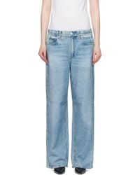 Rag & Bone - Miramar Wide-Leg Sweatpants - Lyst