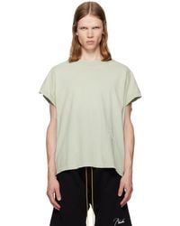 Rhude - Classique Cutoff Sleeve T-Shirt - Lyst