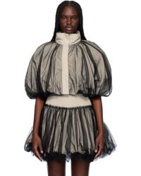 Renaissance Renaissance - Tiny Tulle Bomber Jacket - Lyst
