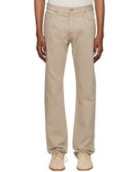 Fear Of God - Taupe Five-pocket Jeans - Lyst