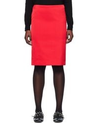 we11done - Vented Midi Skirt - Lyst