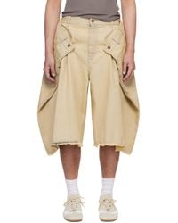 Lu'u Dan - Off- Maxi Denim Shorts - Lyst