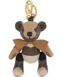 Burberry - Thomas Bear Charm Keychain - Lyst