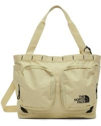 The North Face - Beige Base Camp Voyager Tote - Lyst
