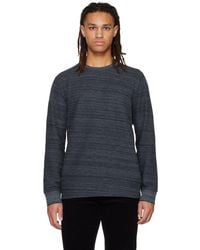 Vince - Blue Thermal Long Sleeve T-shirt - Lyst