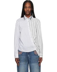 ANDERSSON BELL - Noa Striped Twist-Tuck Shirt - Lyst