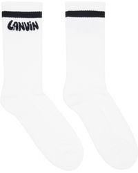 Lanvin - Cotton Socks - Lyst