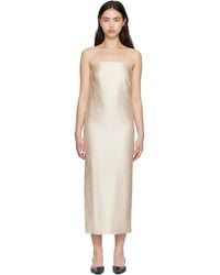 Loulou de Saison - Giulia Bustier Midi Dress - Lyst