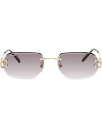 Cartier - Classic C Motif Sunglasses - Lyst
