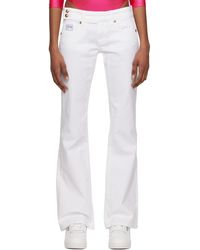 Versace - White Five-pocket Jeans - Lyst