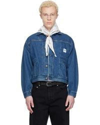Maison Kitsuné - Kuro Edition Selvedge Voyage Denim Jacket - Lyst