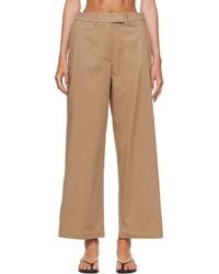 Cordera - Low Rise Cotton Trousers - Lyst