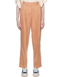 See By Chloé - Pink Wide-leg Trousers - Lyst