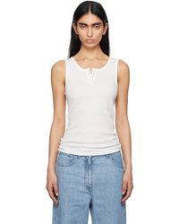 The Row - ホワイト Mansel タンクトップ - Lyst