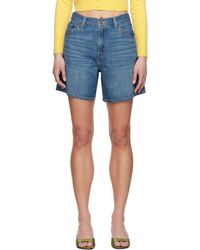 Levi's - Short Ample Bleu En Denim Léger À Taille Haute - Lyst
