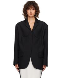 Pushbutton - Bra Detail Single Blazer - Lyst