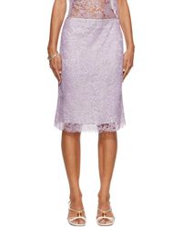 RESCHA - Ssense Exclusive Jalidaar Midi Skirt - Lyst